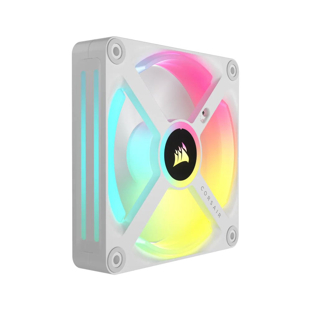 CORSAIR iCUE LINK QX120 RGB 120mm PWM Case Fan Expansion Kit - White - Image 4