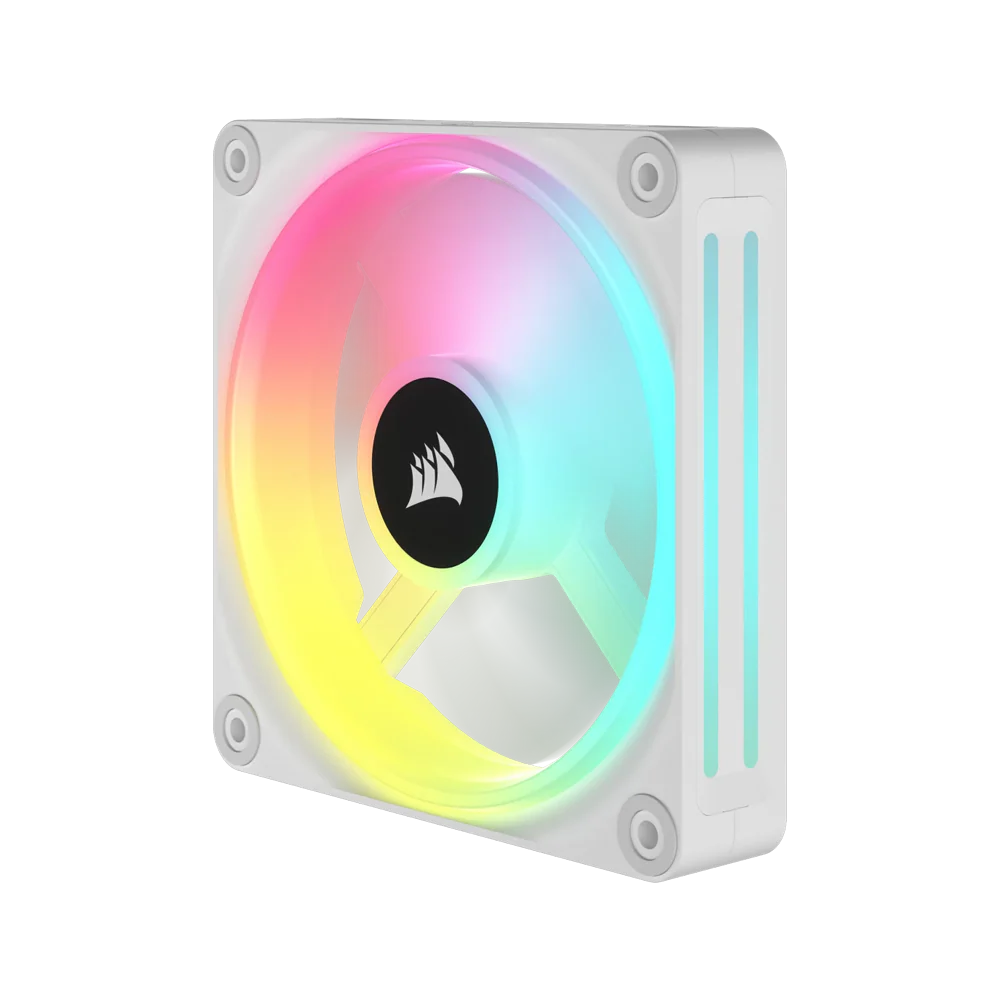 CORSAIR iCUE LINK QX140 RGB 140mm PWM Case Fan Expansion Kit - White - Image 3
