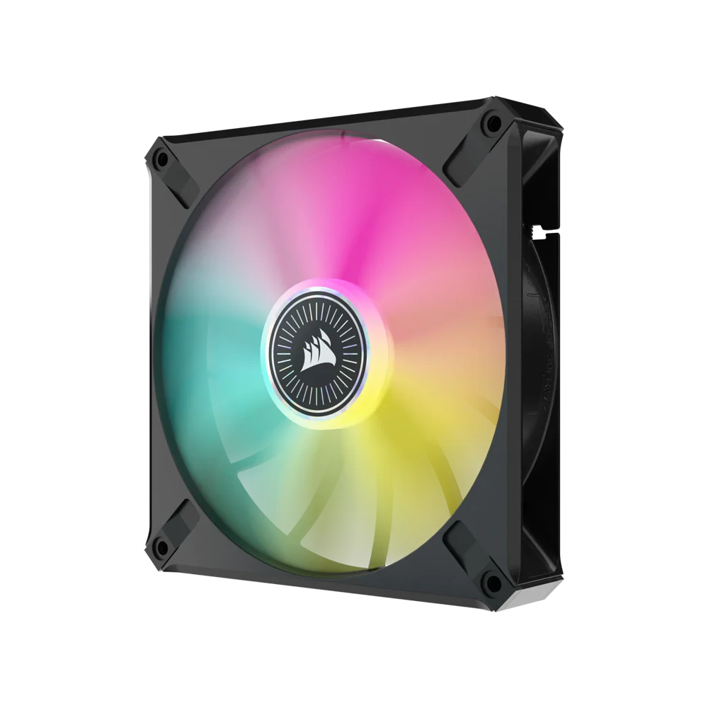 CORSAIR iCUE ML140 RGB ELITE Premium 140mm PWM Magnetic Levitation Fan Single Pack - Black - Image 4