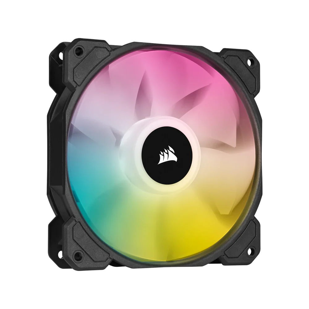 CORSAIR iCUE SP140 RGB ELITE Performance 140mm PWM Single Fan - Black - Image 3