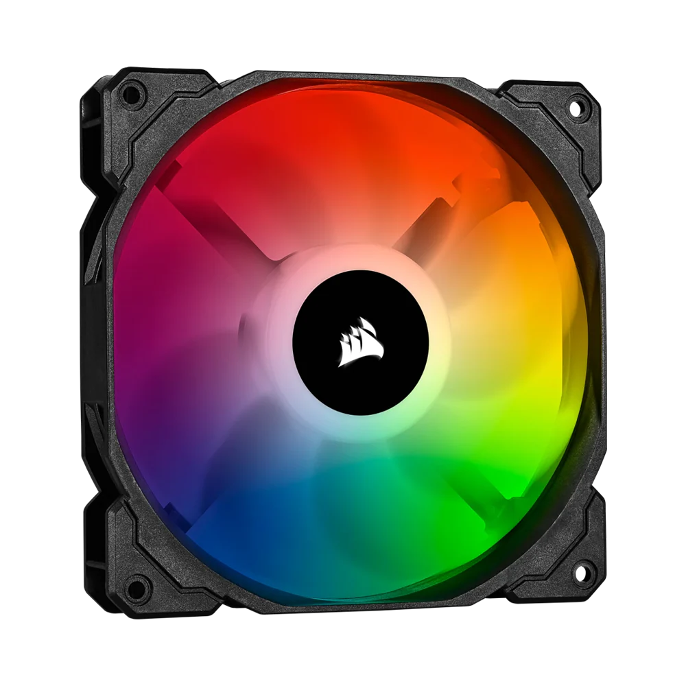 CORSAIR iCUE SP140 RGB PRO Performance 140mm Single Case Fan - Black - Image 2