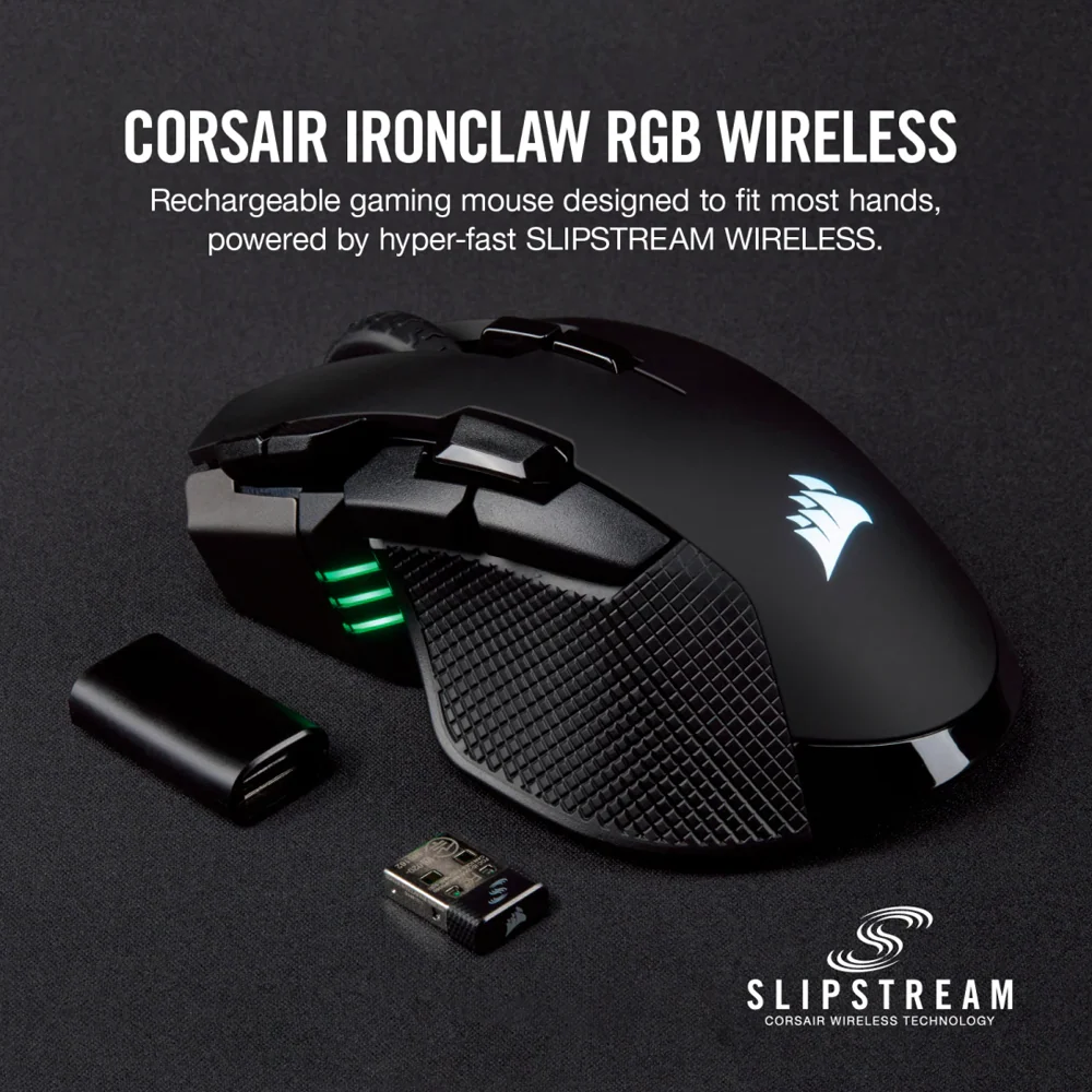 CORSAIR IRONCLAW RGB WIRELESS Gaming Mouse (EU) - Black - Image 7