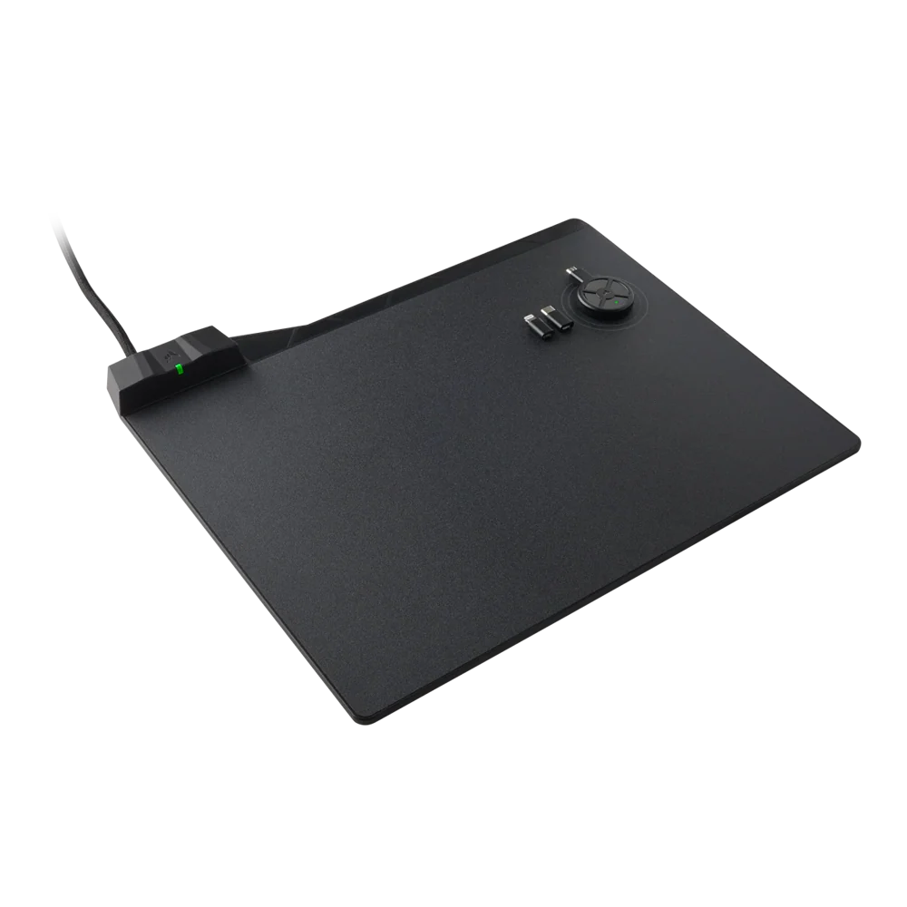 CORSAIR MM1000 Qi Wireless Charging Medium Mouse Pad (EU) - Black - Image 2
