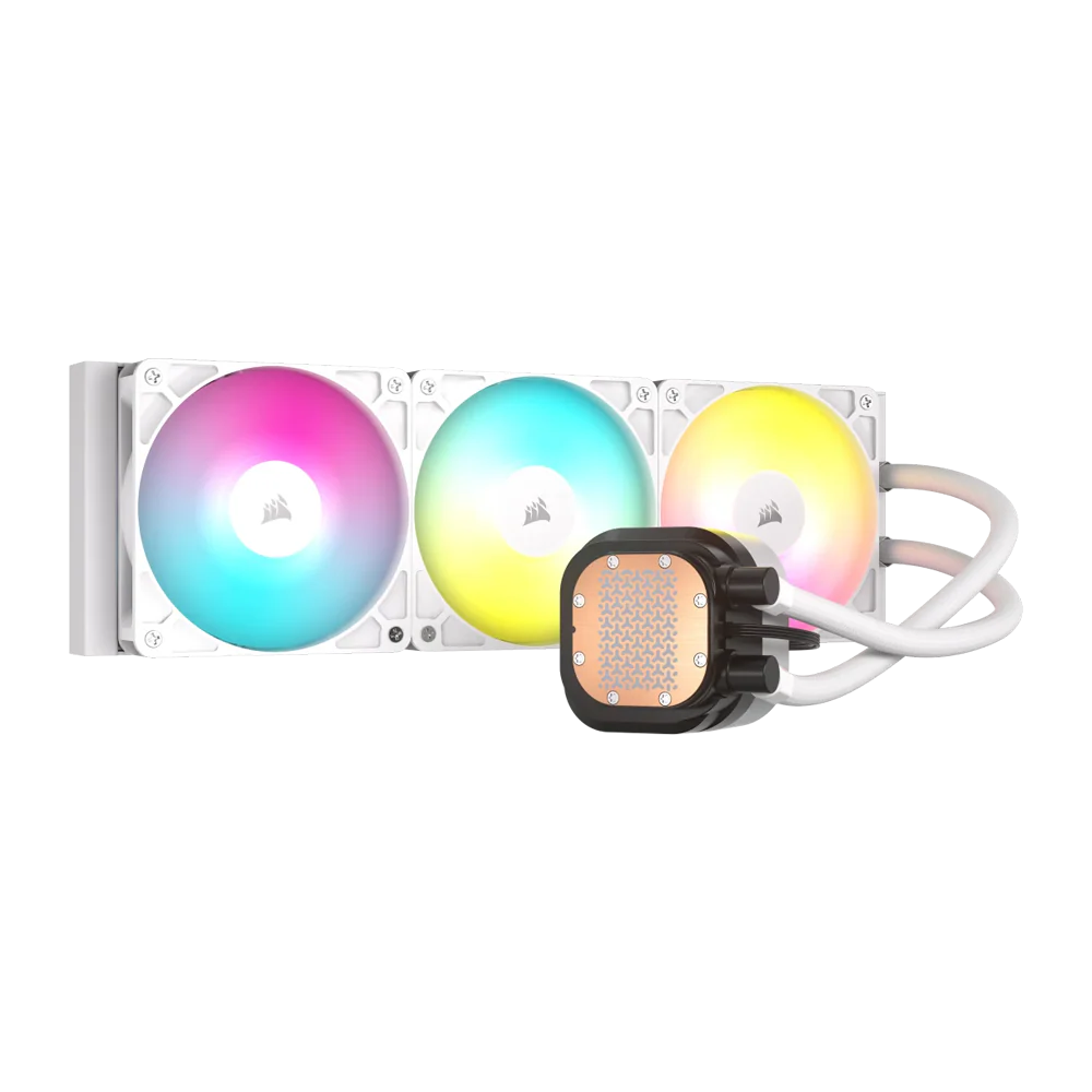 CORSAIR NAUTILUS 360 RS ARGB Liquid CPU Cooler - White - Image 3