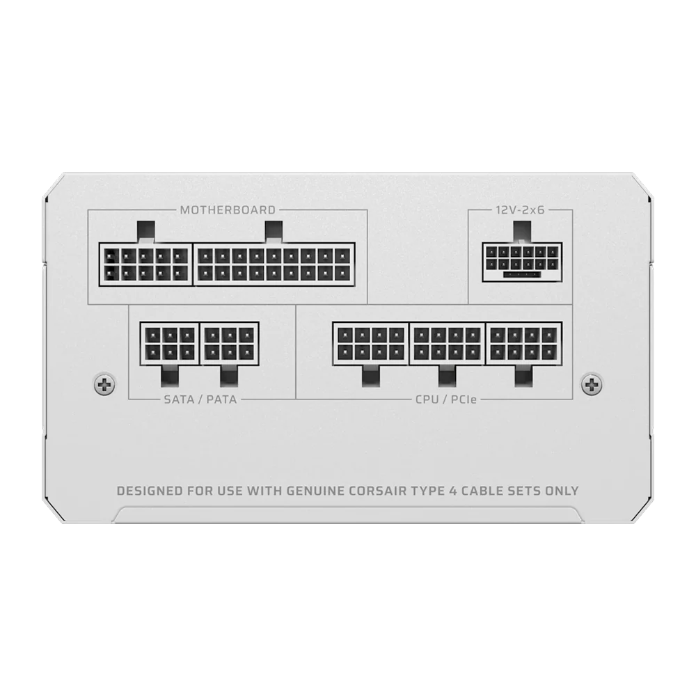 CORSAIR RMe Series RM750e Fully Modular Low-Noise ATX Power Supply - White - Image 4