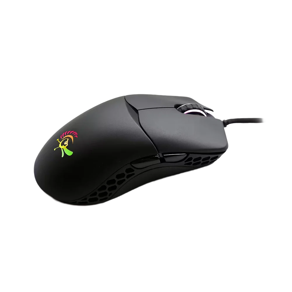 DUCKY FEATHER RGB Wired Hauno Switches Gaming Mouse - Black - Image 4