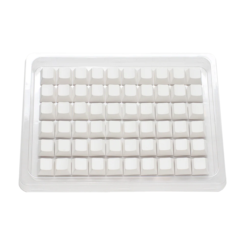 DUCKY PBT 132-Key Cherry Profile Keycap Set Blank White