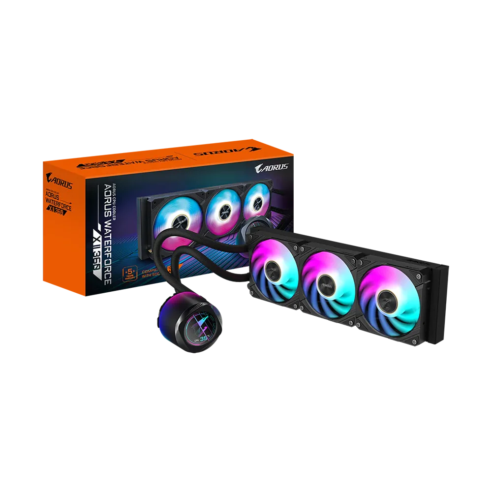 GIGABYTE AORUS WATERFORCE X II 360 Liquid Cooler - Black - Image 4