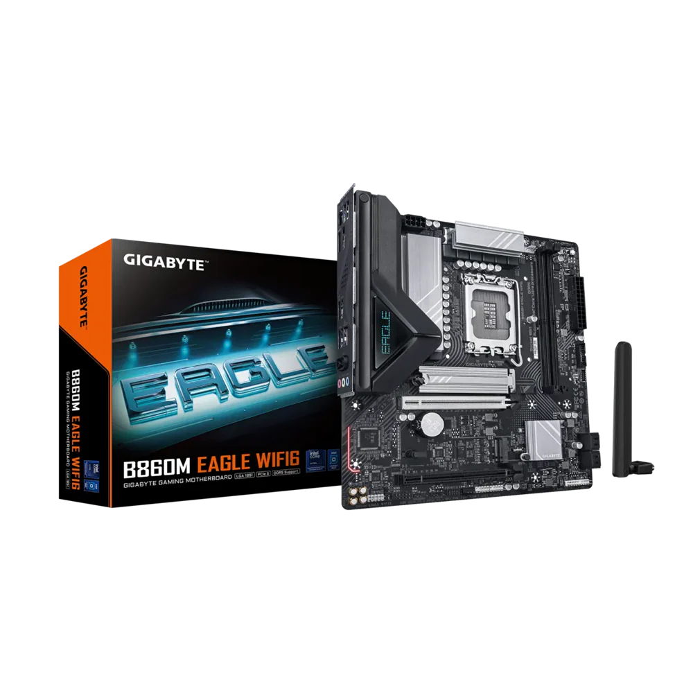 GIGABYTE B860M EAGLE WIFl6 V2 DDR5 Gaming Motherboard - Black - Image 4