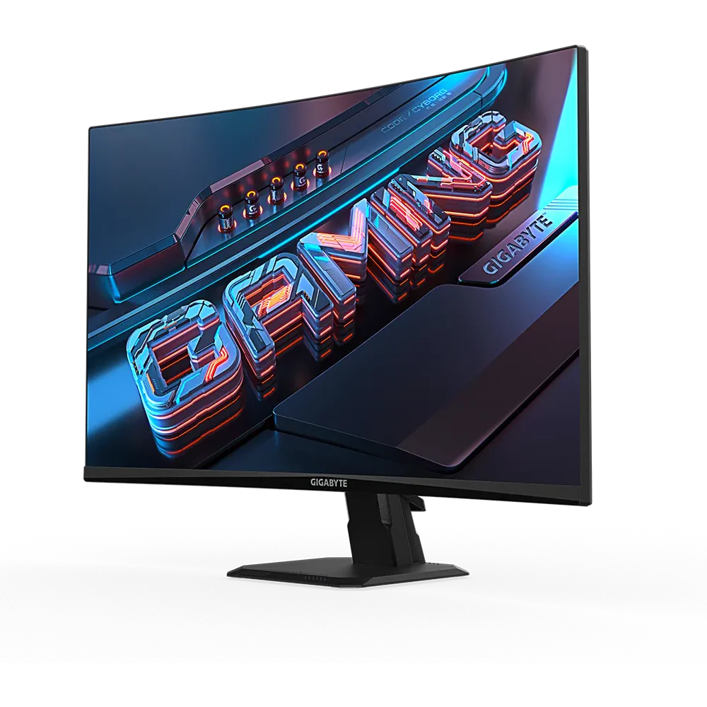 GIGABYTE GS27FC 27 Inch FHD 180Hz HDMI 2.0 Curved Gaming Monitor - Black - Image 2
