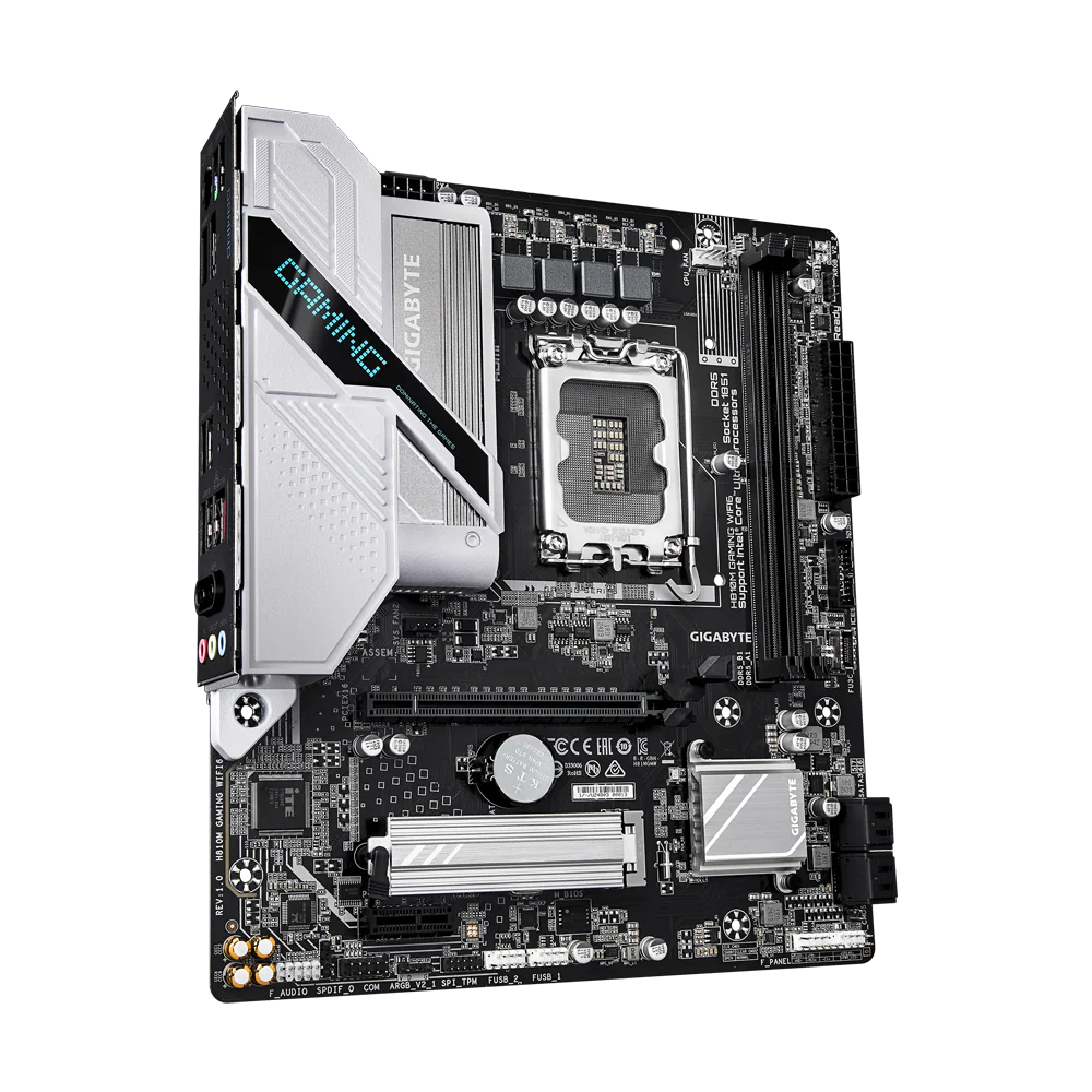 GIGABYTE H810M GAMING WIFI6 DDR5 Motherboard - Black - Image 2