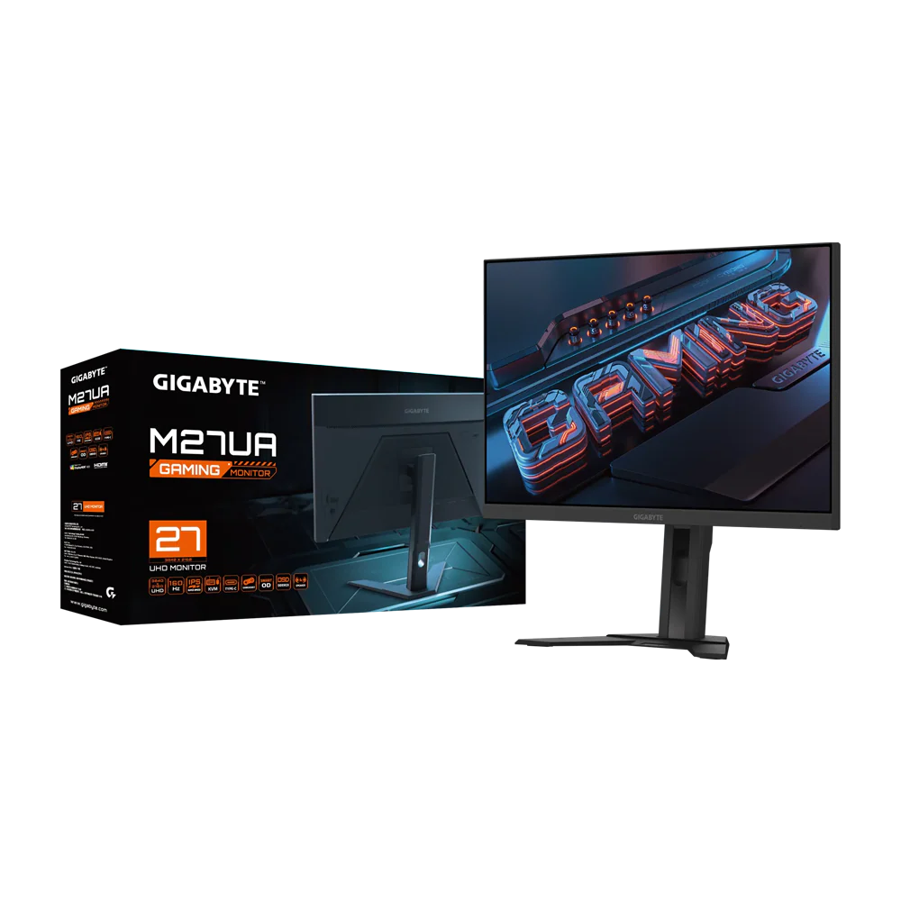GIGABYTE M27UA 27 Inch 160Hz UHD HDMI 2.1 1ms Gaming Monitor - Black - Image 7