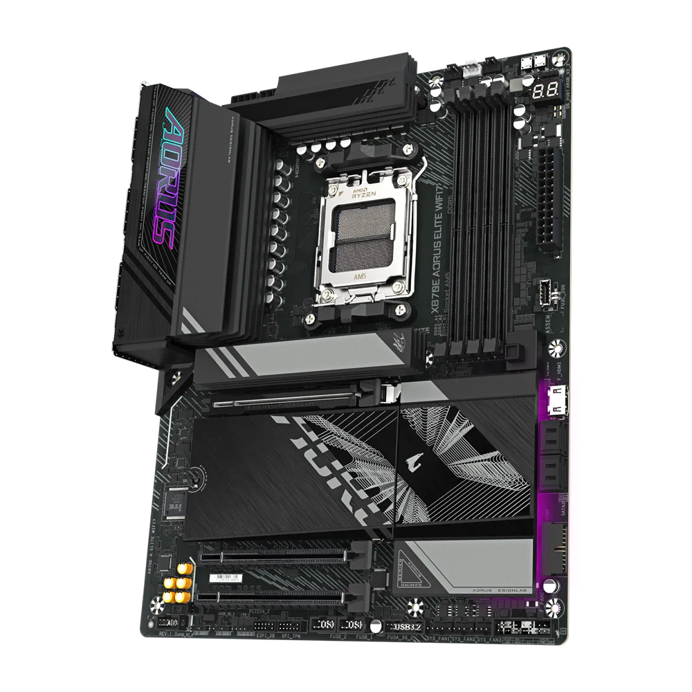 GIGABYTE X870E A ELITE WIFI7 DDR5 Motherboard - Black - Image 9