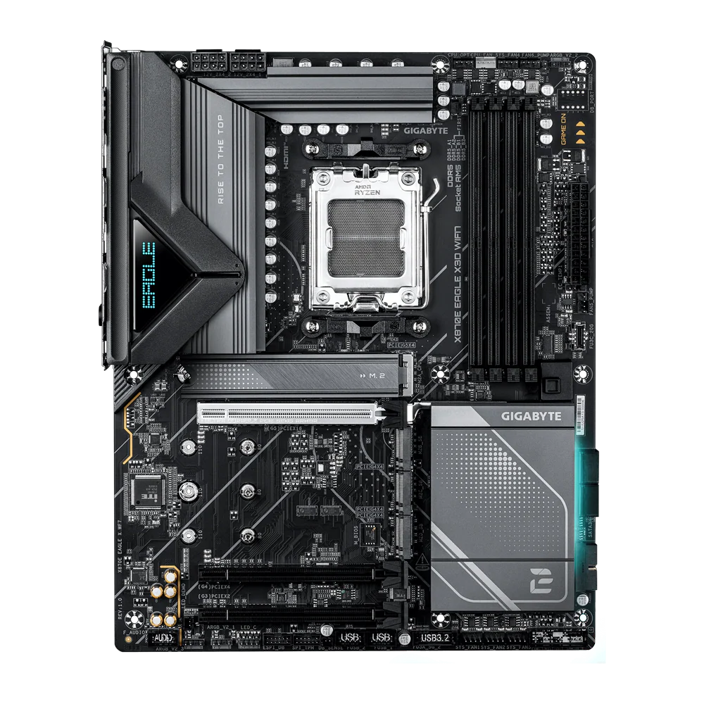 GIGABYTE X870E EAGLE X3D WIFI7 Motherboard - Black