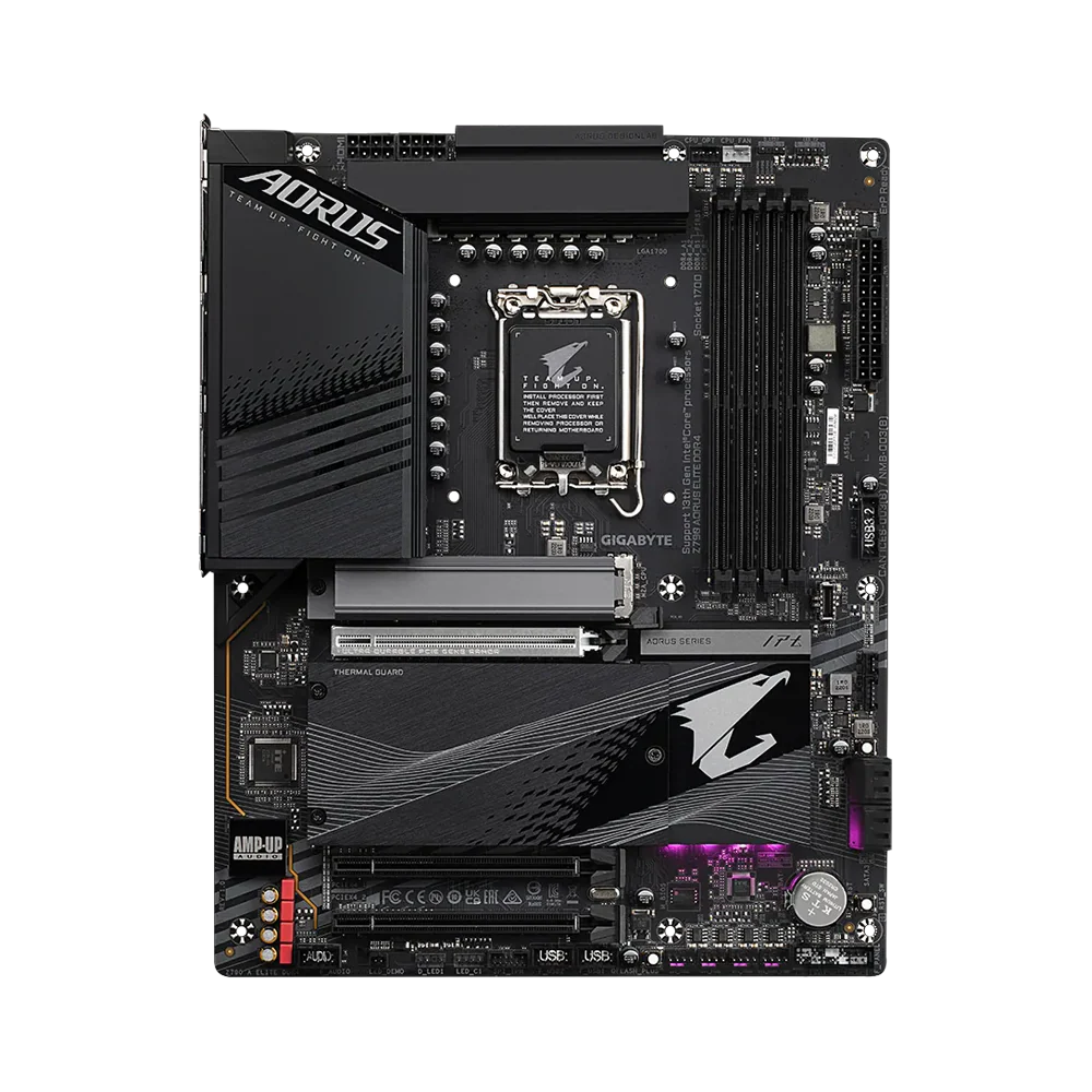 GIGABYTE Z790 AORUS ELITE DDR4 1.0 ATX Motherboard - Black - Image 2
