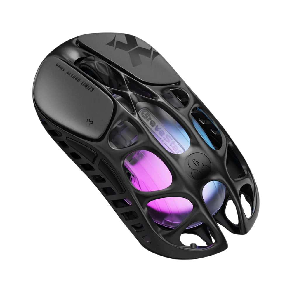 GravaStar Mercury X Wireless Gaming Mouse - Interstellar Silver - Image 3