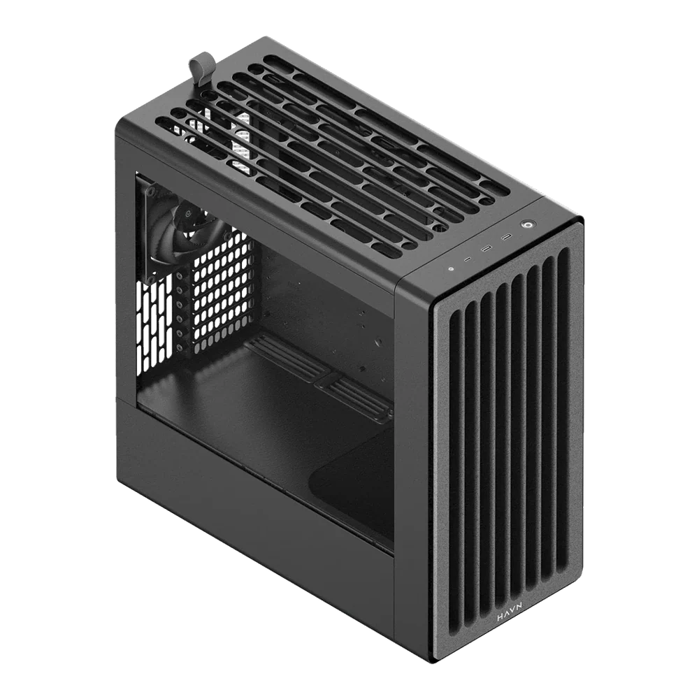 HAVN BF 360 Flow Mid Tower Case - Black - Image 4
