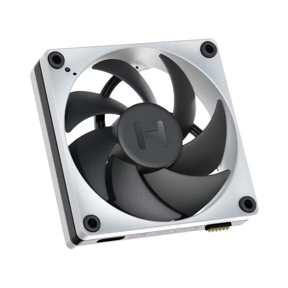 HYTE THICC FP12 Performance LCP Fan 3 Pack With NP50 Nexus Control Hub - Grey - Image 4