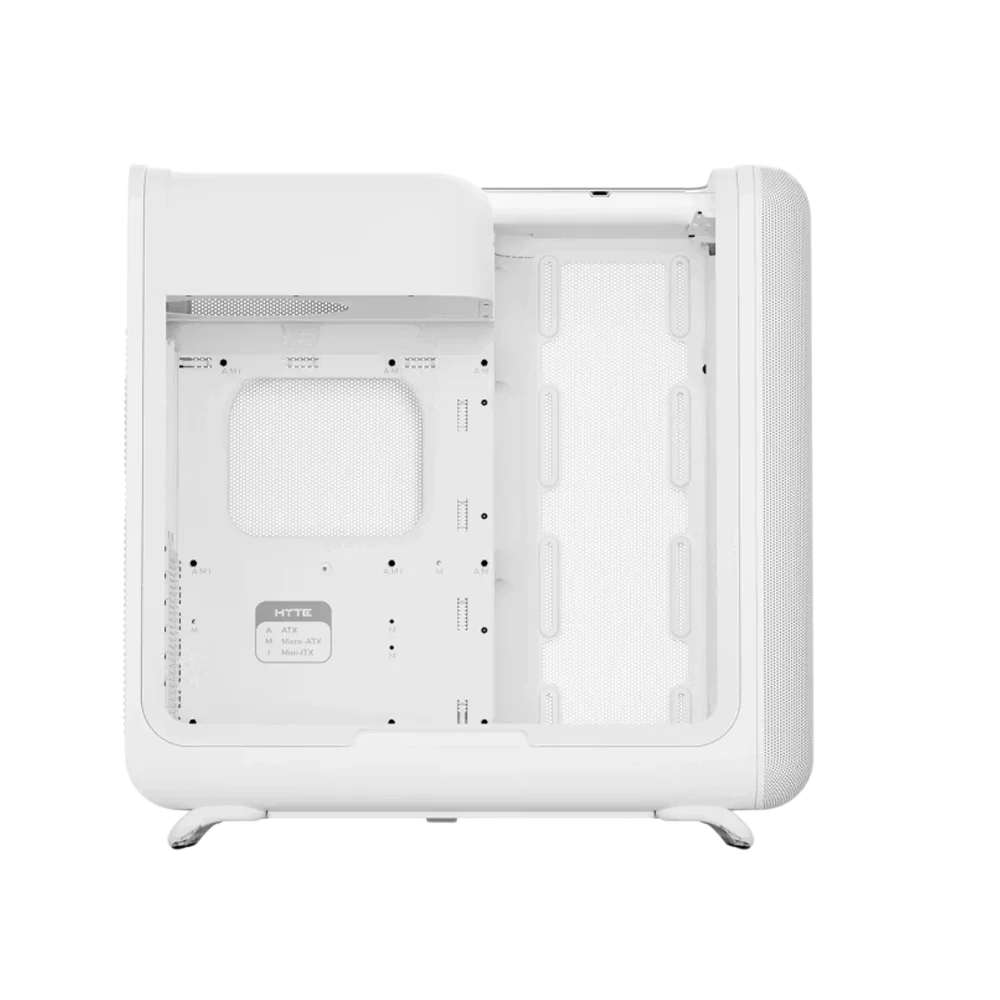 HYTE X50 ATX Case with Tempered Glass Side Panel Snow White - Image 4