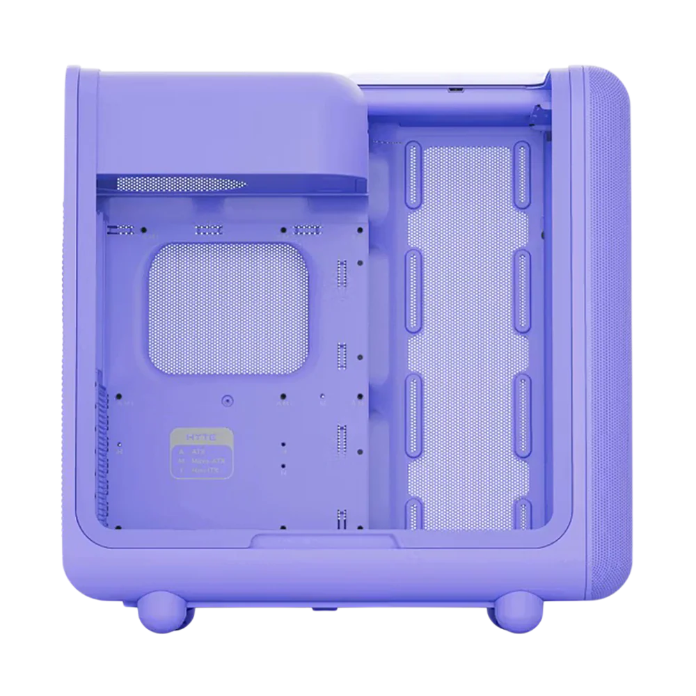 HYTE X50 ATX Case with Tempered Glass Side Panel Taro Milk - Image 4