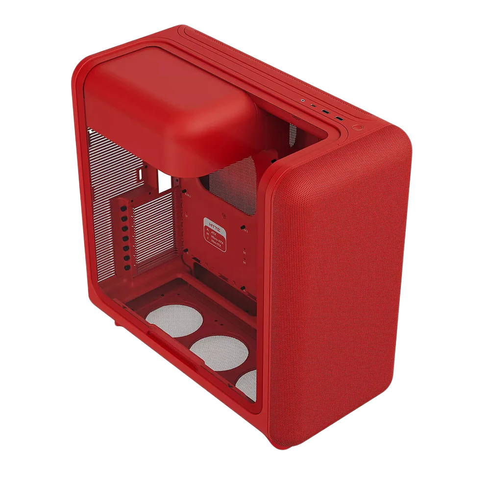 HYTE X50 ATX Case with Tempered Glass Side Panel Wild Cherry - Image 3