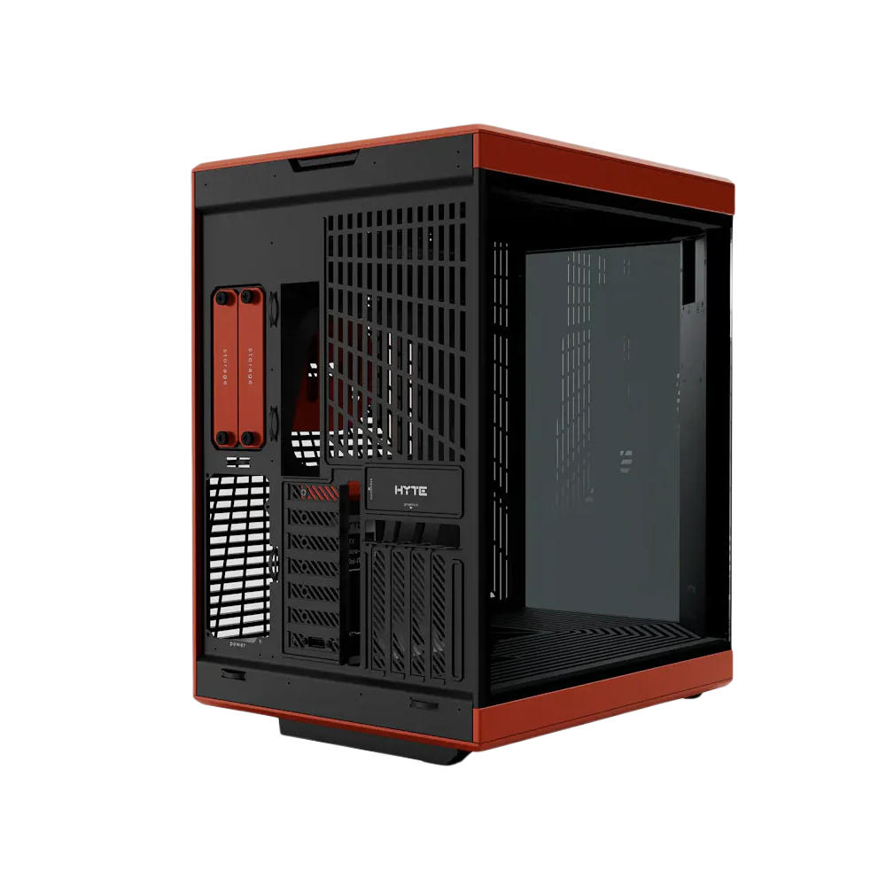 HYTE Y70 TOUCH INFINITE 14.5 Inch Integrated IPS Touchscreen ATX Case - Black Cherry - Image 5