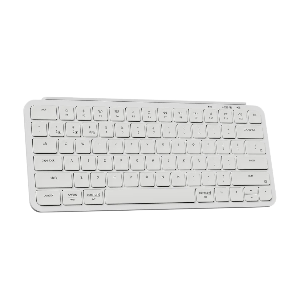 KEYCHRON B1 PRO 75% Ultra Slim Wireless Keyboard AR - Ivory White - Image 3