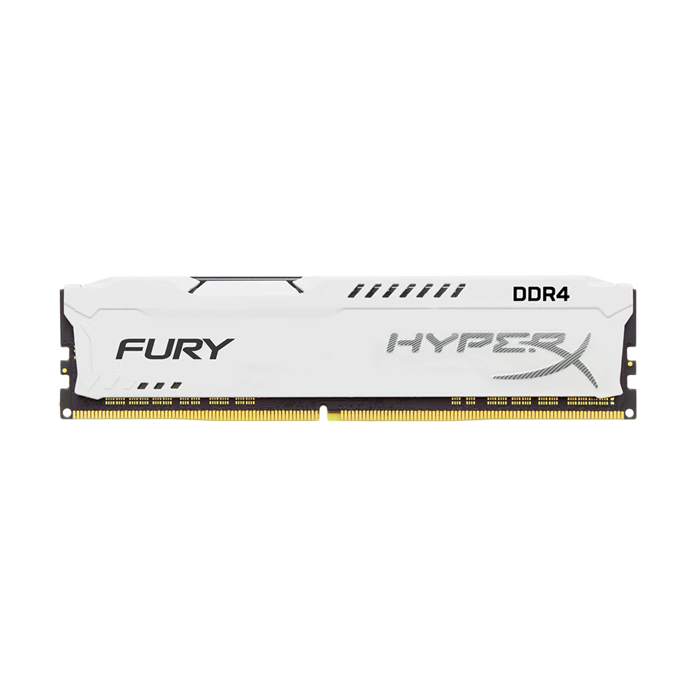 Kingston HyperX Fury 8GB DIMM 1Rx8 CL16 2666MHz Memory - White