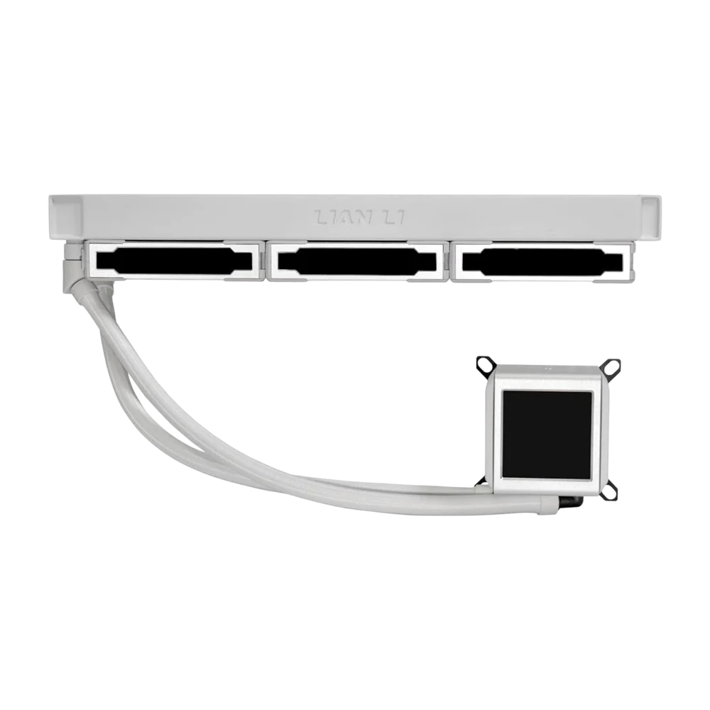 LIAN LI Galahad II LCD SL-INF 360MM ARGB CPU Liquid Cooler – White - Image 3
