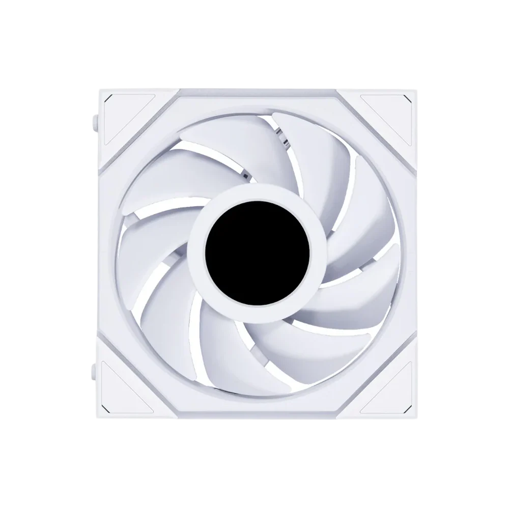 LIAN LI UNI FAN TL-LCD Wireless 120mm ARGB Case Fans with 1.6 Inch LCD Screen 3 Pack - White - Image 4