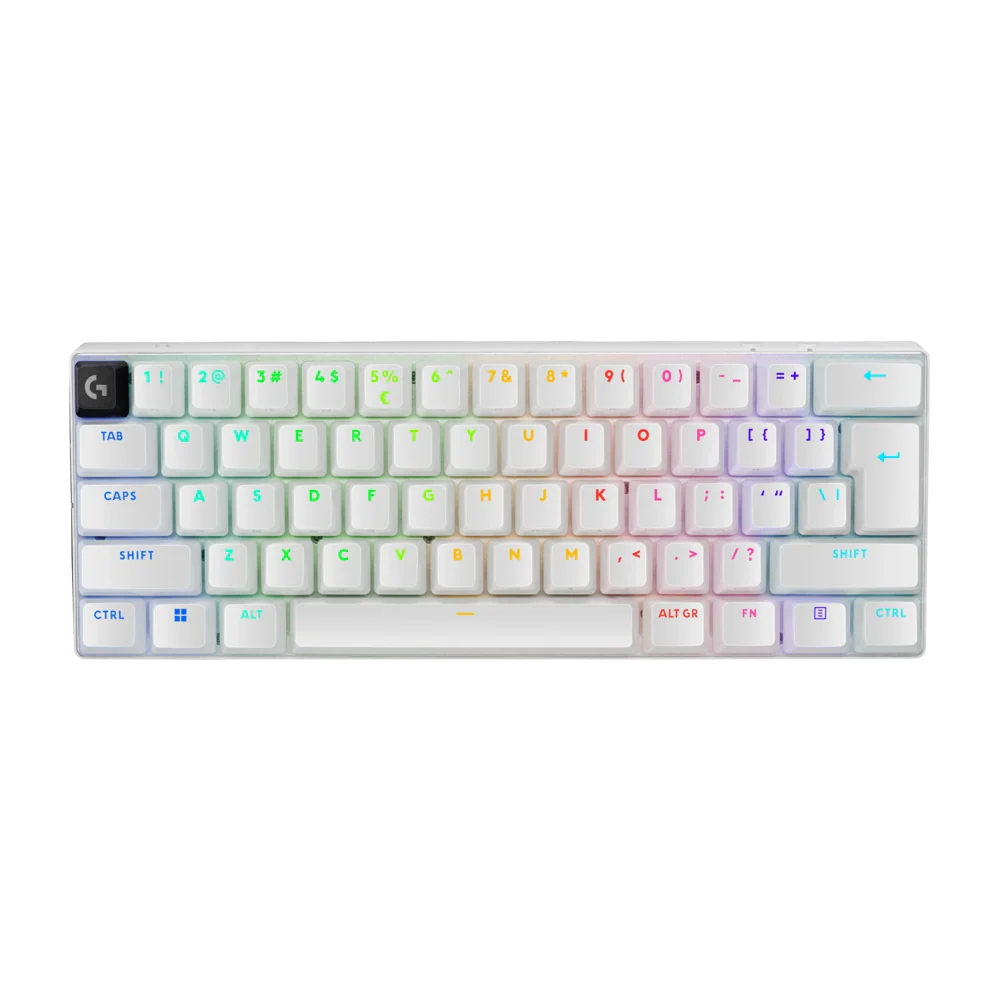 Logitech G PRO X 60 LIGHTSPEED RGB Wireless Mechanical Gaming Keyboard - White - Image 2