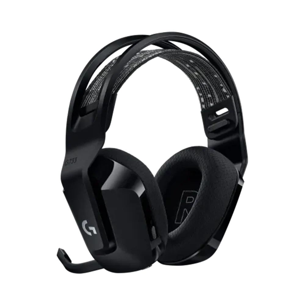 Logitech G733 LIGHTSPEED Wireless RGB Headset - Black - Image 2