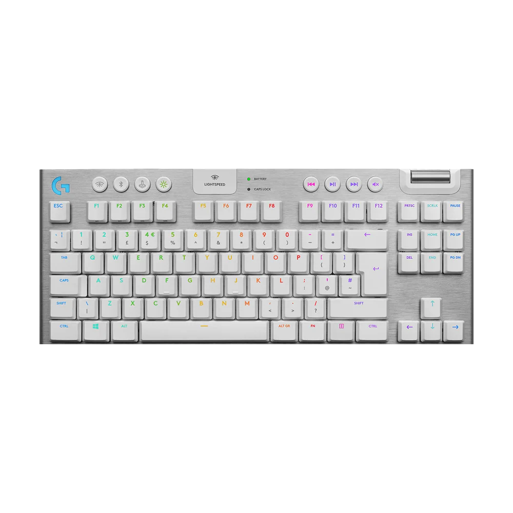 LOGITECH G915 TKL Lightspeed RGB Wireless Mechanical Keyboard - White