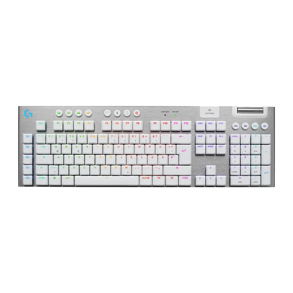 LOGITECH G915 X LIGHTSPEED TACTILE Low Profile RGB Wireless Gaming Keyboard - White - Image 2