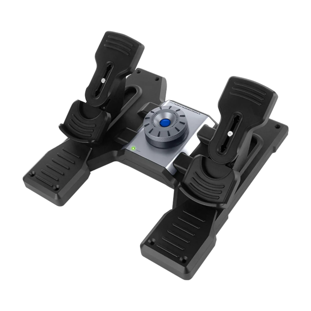 LOGITECH PROFESSIONAL SIMULATION RUDDER PEDALS WITH TOE BRAKE - Image 3