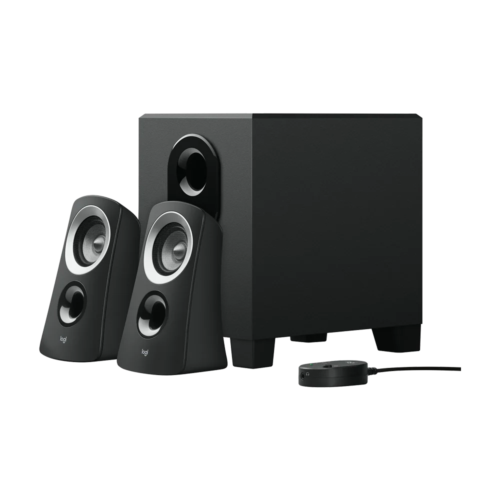 LOGITECH Z313 Speaker System With Subwoofer - Black - Image 2