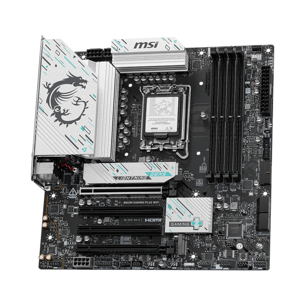 MSI B860M GAMING PLUS WIFI DDR5 Motherboard - Black - Image 9