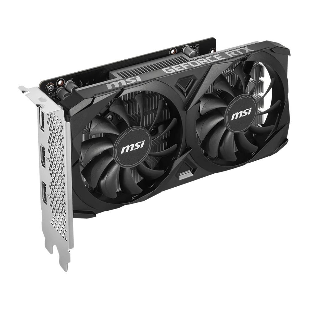 MSI Nvidia GeForce RTX 3050 VENTUS 2X 6GB OC Graphics Card - Black - Image 3