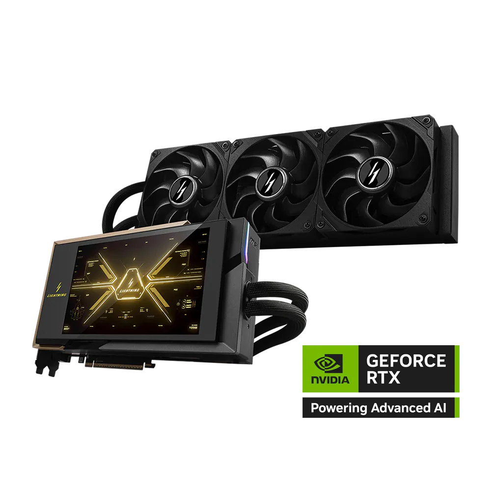 MSI LIGHTNING Z Nvidia GeForce RTX 5090 32GB Graphic Card - Black
