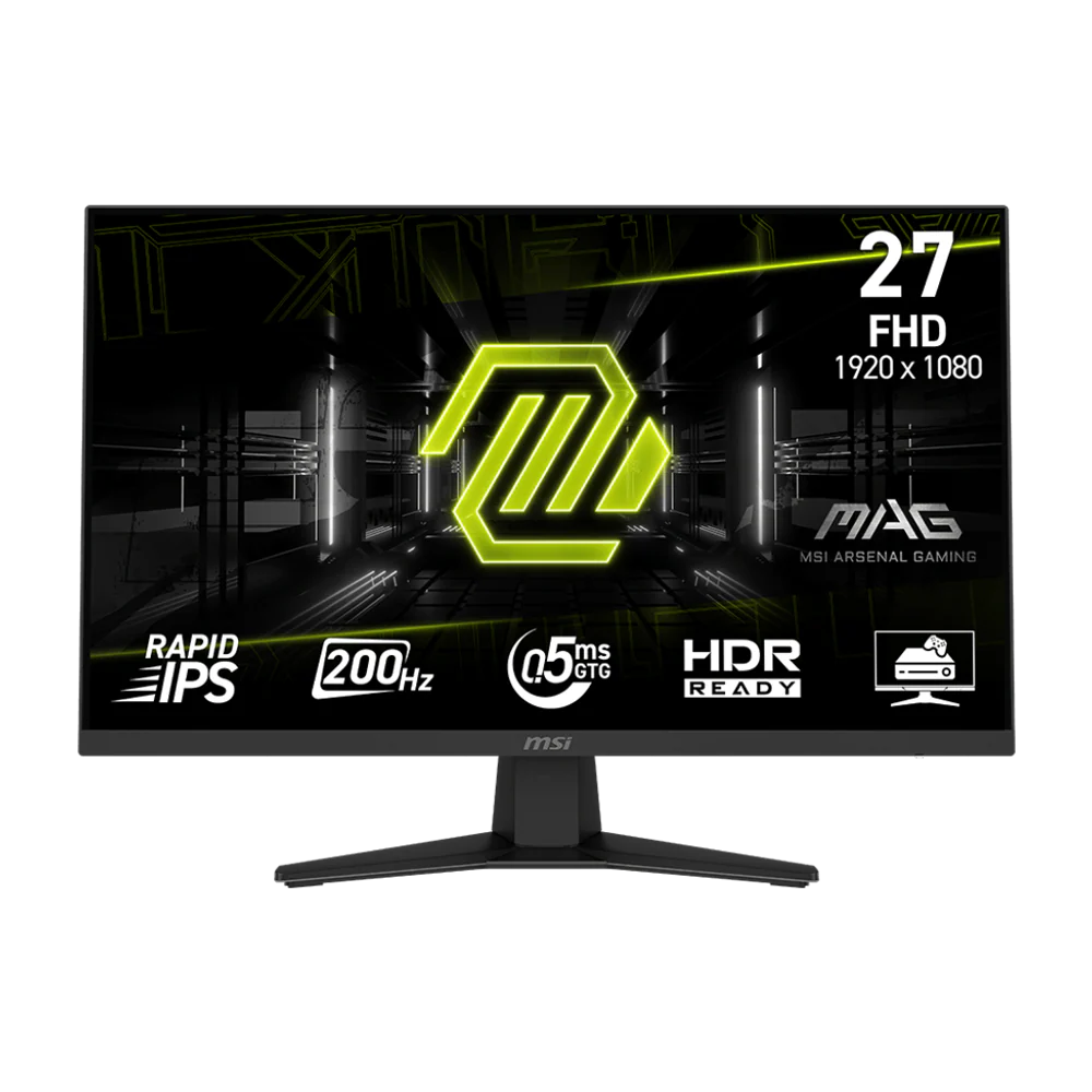 MSI MAG 274F - 27 Inch FHD 200Hz HDMI 0.5ms IPS Gaming Monitor - Black