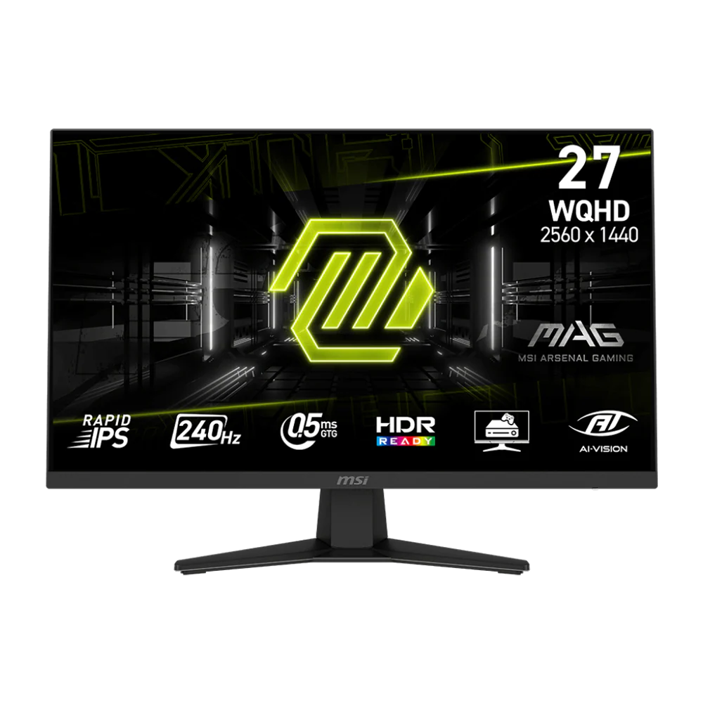 MSI MAG 274QF X24 - 27 Inch 240Hz WQHD HDMI 0.5ms IPS Gaming Monitor - Black