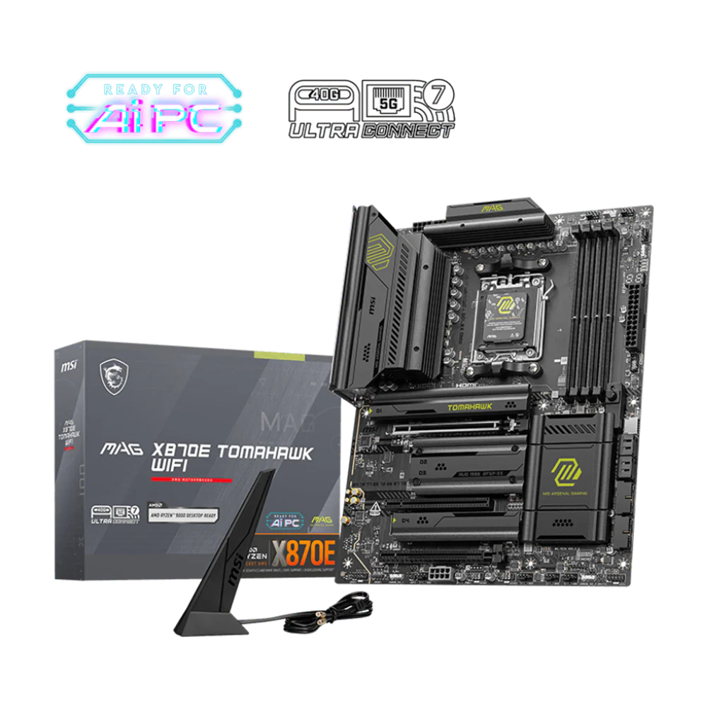 MSI MAG X870E TOMAHAWK WIFI DDR5 Motherboard - Black - Image 5
