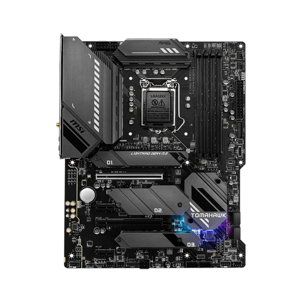 MSI MAG Z590 TOMAHAWK WIFI DDR4 ATX Motherboard - Black