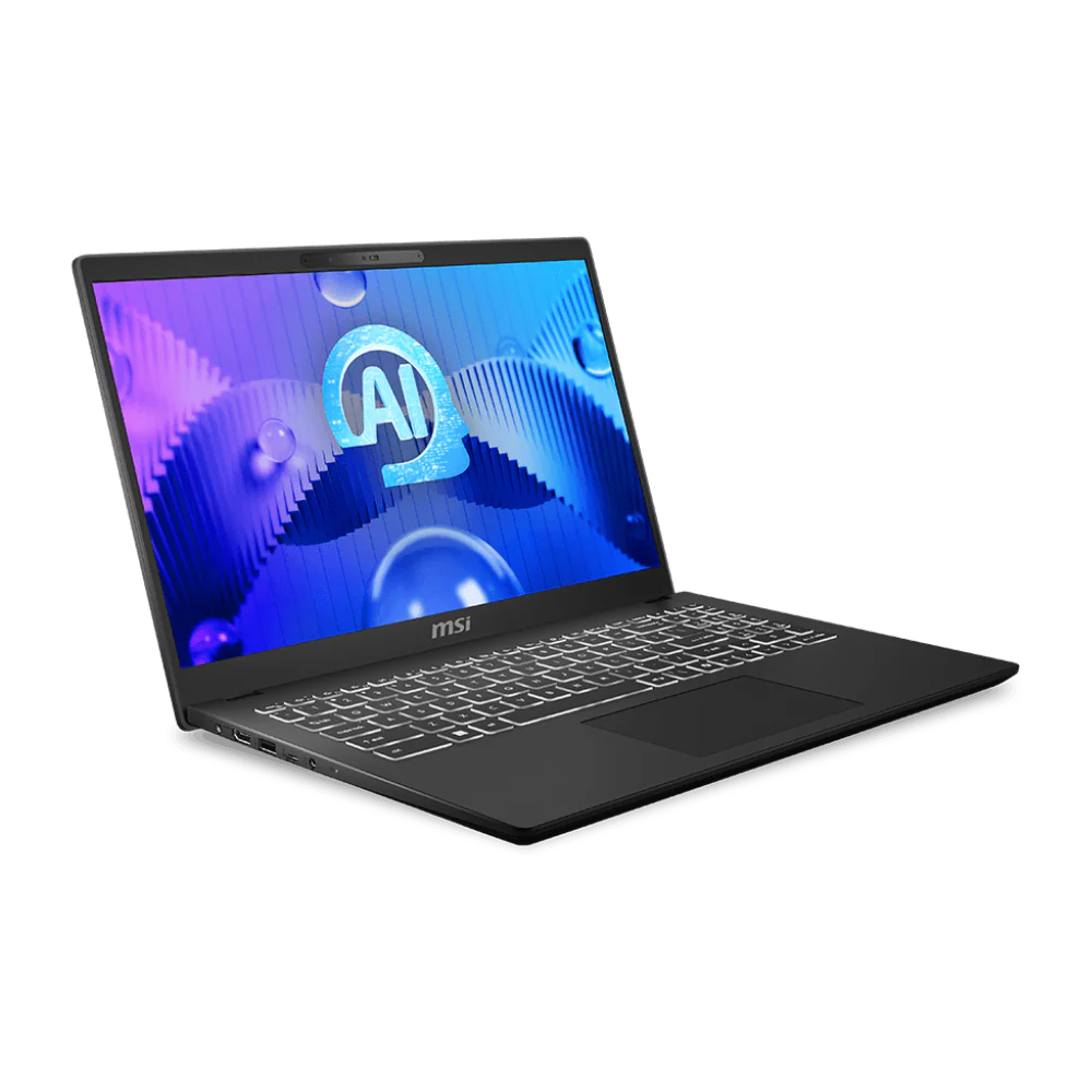 MSI Modern 15 H AI C2HMG Laptop Classic Black (15.6 Inch, Ultra 7 255H,16GB DDR5, 512GB SSD, FHD, Win 11, AR KB) - Image 3
