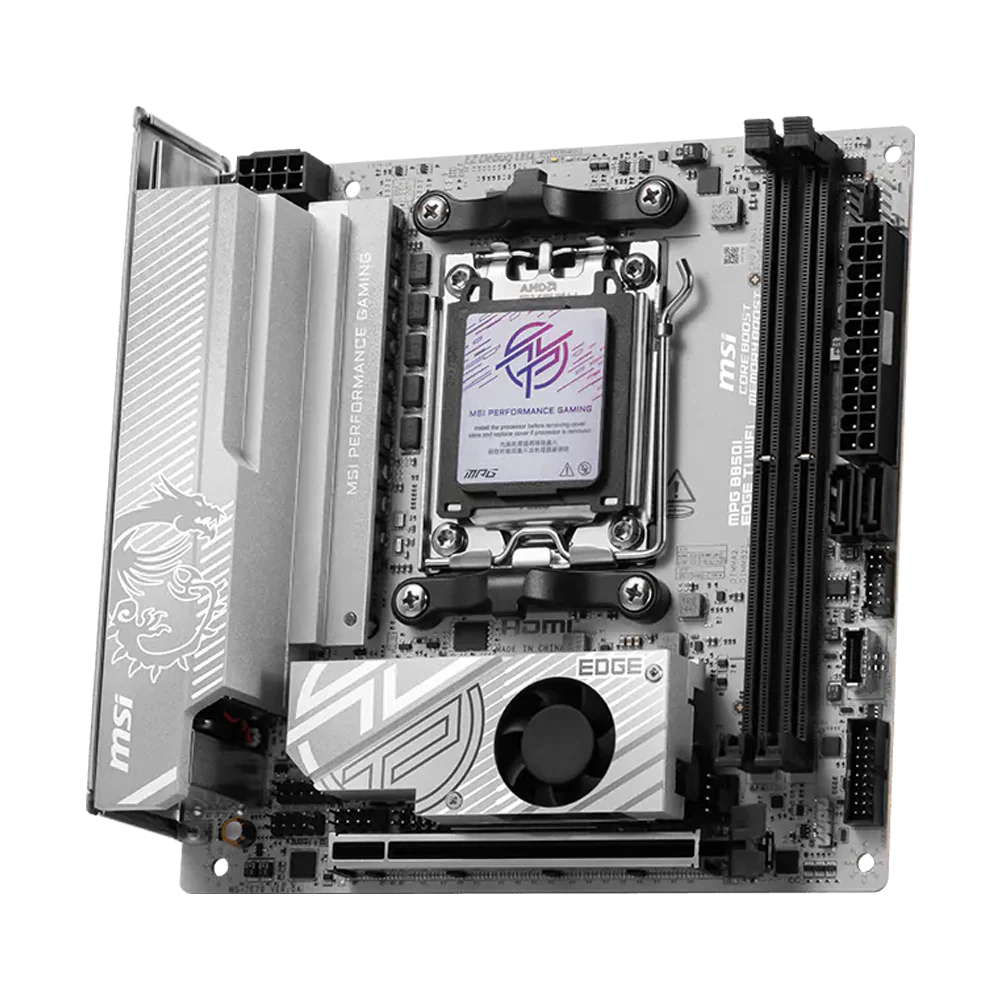 MSI MPG B850I EDGE TI WIFI DDR5 Motherboard - White - Image 2