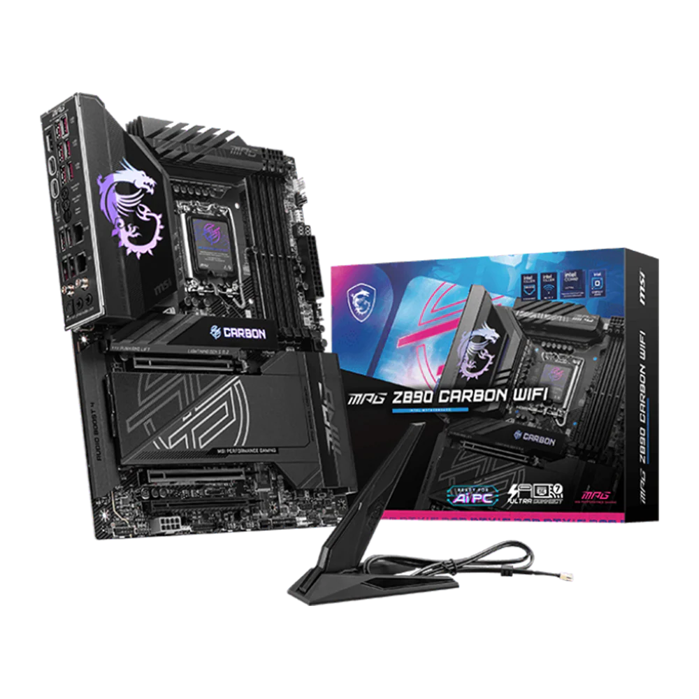 MSI MPG Z890 Carbon Wi-Fi 7 DDR5 Motherboard - Black - Image 4
