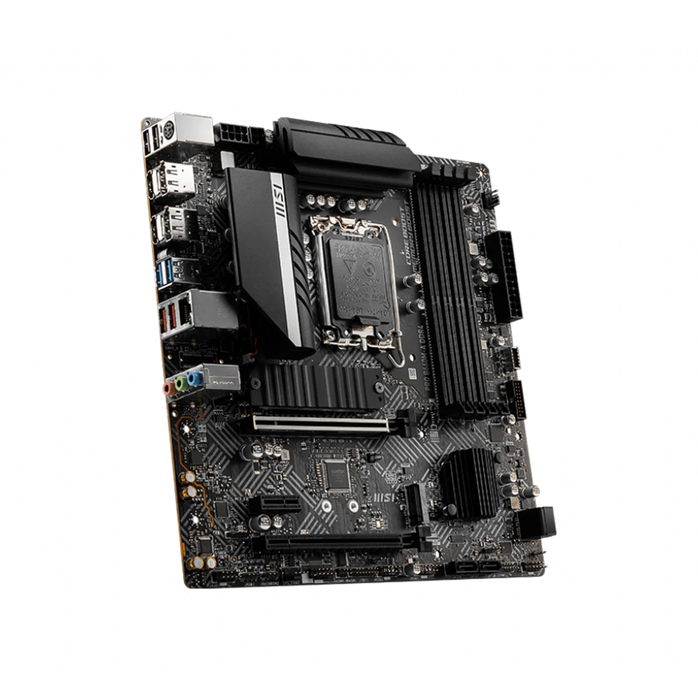 MSI PRO B660M-A DDR4 LGA 1700 mATX Motherboard - Black - Image 4