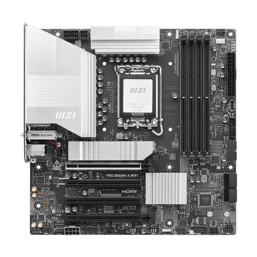 MSI PRO B860M-A WIFI DDR5 Motherboard - Black - Image 2