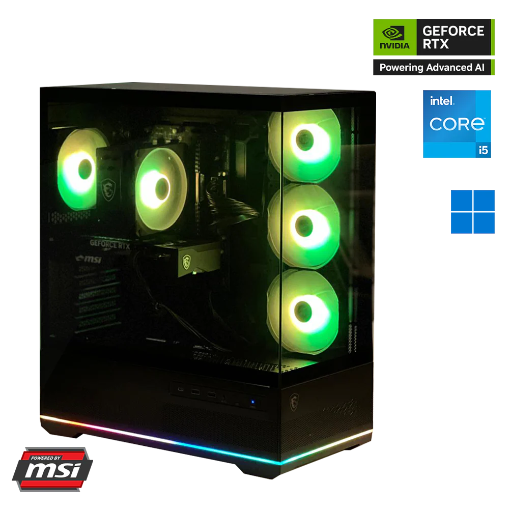 BattleCore i5 14th Gen Nvidia GeForce RTX 5050 8GB OC Gaming PC