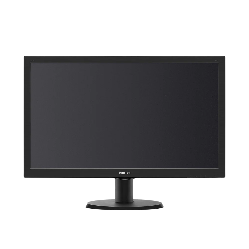 PHILIPS 243V5QHABA - 24 Inch FHD 60Hz Gaming Monitor - Black - Image 2